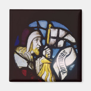 Roundel of the prophet Jeremiah, 15th century Magnet