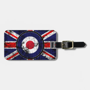 Roundel Target Mods UK Target Union Jack Luggage Tag