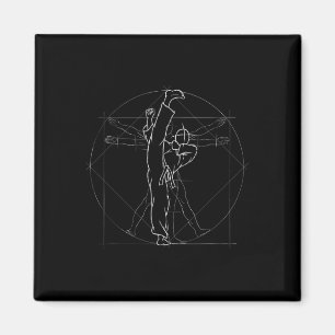 Roundhouse Kick Kickboxing Kung Fu Mma Tae-kwon-do Magnet