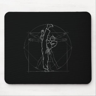 Roundhouse Kick Kickboxing Kung Fu Mma Tae-kwon-do Mouse Pad