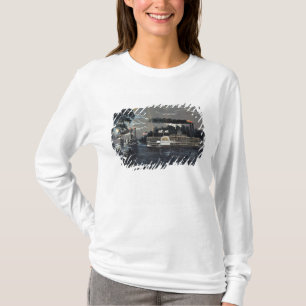 Rounding a Bend on the Mississippi Steamboat T-Shirt