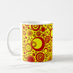 Rounds, Red-Yellow Coffee Mug
