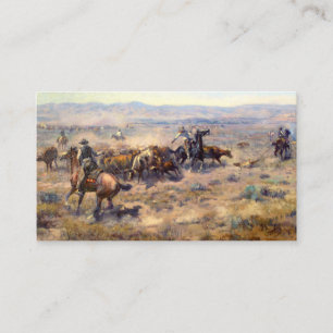 Roundup 1913 - Charles Marion Russell Business Card