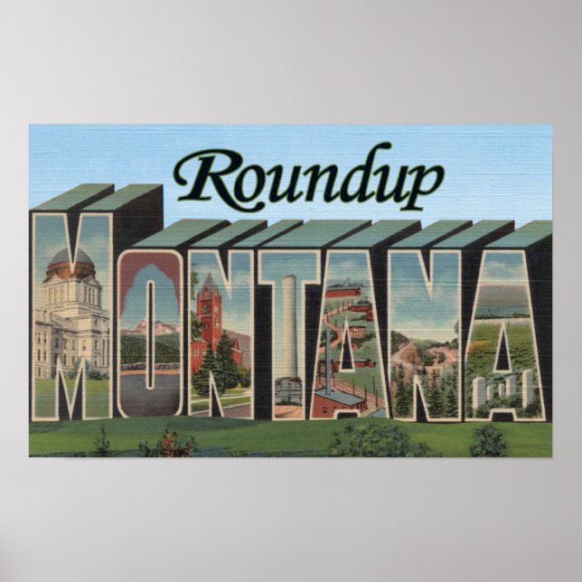Roundup, Montana Poster (Front)