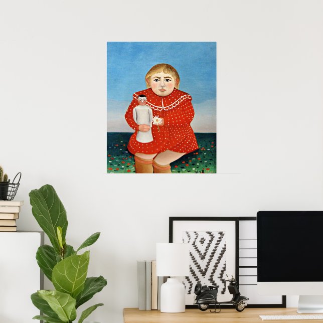 Rousseau - Child with Doll Poster (Home Office)
