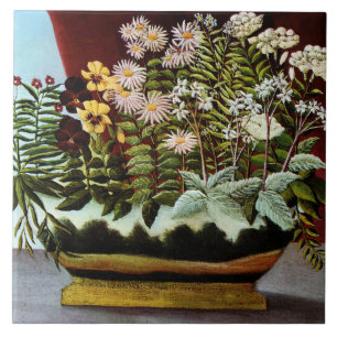Rousseau - Fleurs de Poete Tile