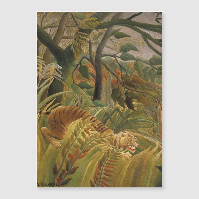 Rousseau Jungle Tropical Tiger Art (Front)
