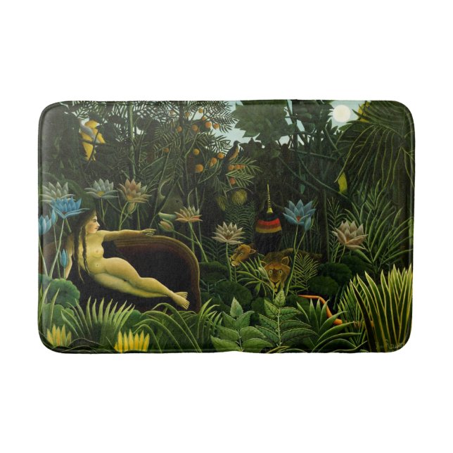 Rousseau’s “The Dream” art bath mats (Front)