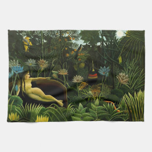 Rousseau’s “The Dream” hand towel