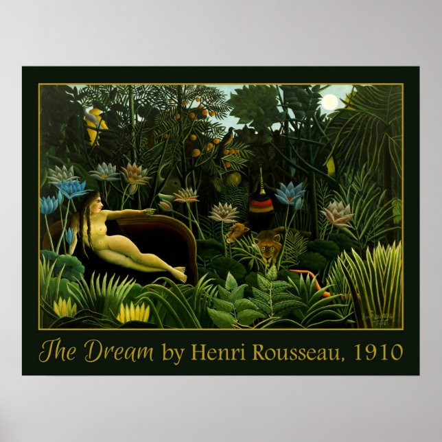 Rousseau’s “The Dream” poster (Front)