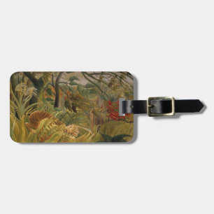 Rousseau’s Tiger custom text luggage tag