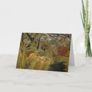 Rousseau’s Tiger greeting card