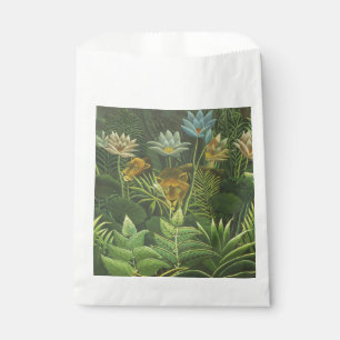 Rousseau Tropical Jungle Lion Painting Favour Bags