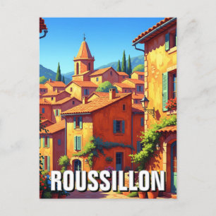 Roussillon France  Postcard