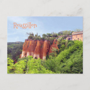 ROUSSILLON, FRANCE POSTCARD