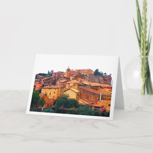 Roussillon greeting card (Front)