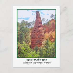  ROUSSILLON, OCHRE VILLAGE,  PROVENCE,FRANCE POSTCARD