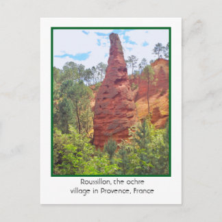  ROUSSILLON, OCHRE VILLAGE,  PROVENCE,FRANCE POSTCARD