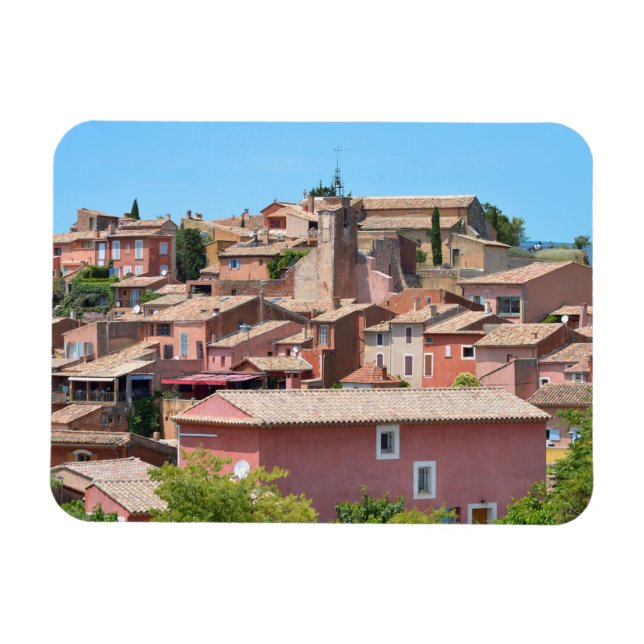 Roussillon village in France Magnet (Horizontal)