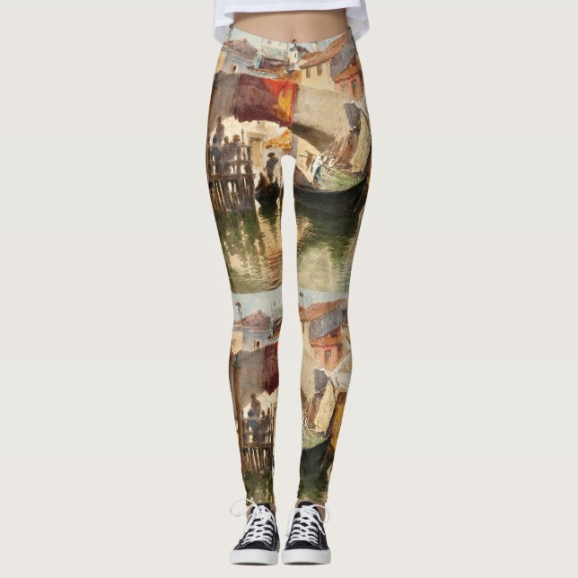 Roussoff’s Venice art leggings (Front)