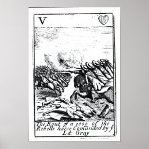 Rout of 1000 of Rebels at the Battle of Poster