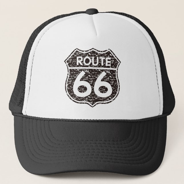 Route66 classic trucker hat (Front)