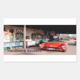 Route66 Hackberry Rectangular Sticker