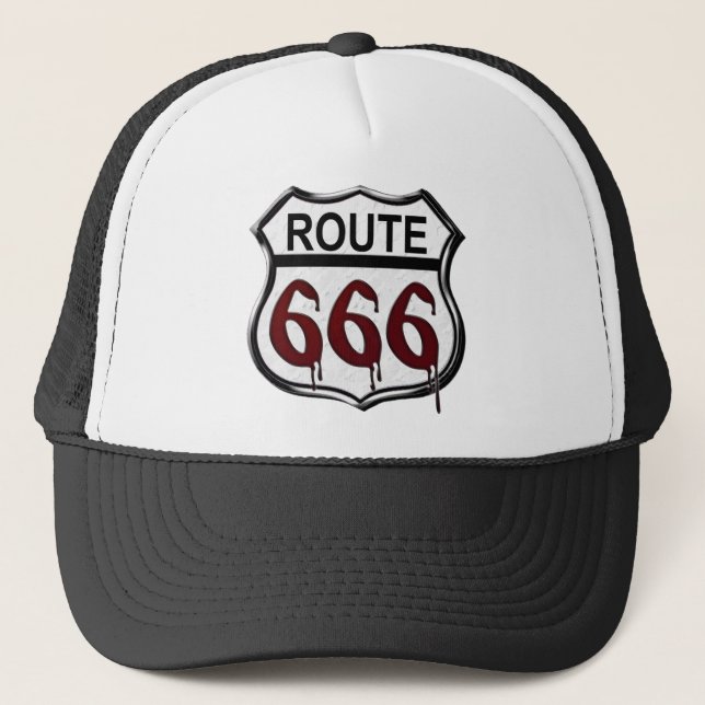 Route 666 trucker hat (Front)