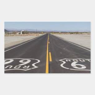 Route 66, Amboy (California, USA) Rectangular Sticker