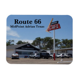 Route 66 America's Main St. Adrian Texas MidPoint Magnet