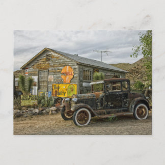 Route 66 Arizona Antique shop Postcard
