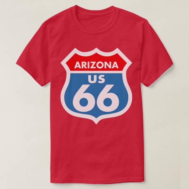 Route 66 Arizona T-Shirt (Design Front)