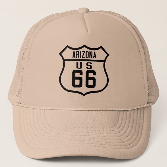 Route 66 - Arizona Trucker Hat (Front)