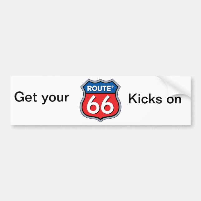 Route 66 bumper sticker (Front)