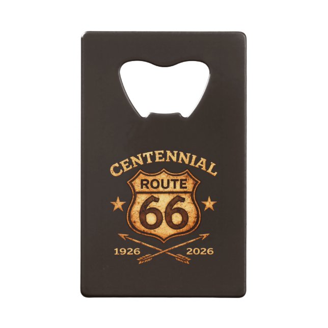 Route 66 Centennial 1926-2026 Shield   (Front)