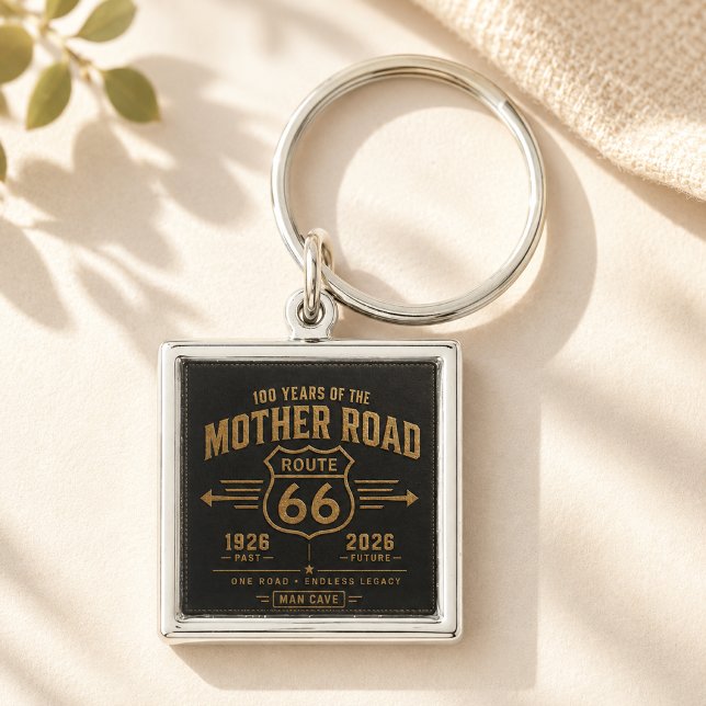 Route 66 Centennial Black Gold Legacy Key Ring (Creator Uploaded)