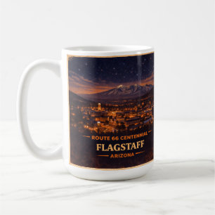 Route 66 Centennial Flagstaff Arizona Starry Night Coffee Mug