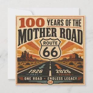 route 66 Centennial Mother Road Stationery Art