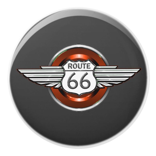 Route 66 Ceramic Knobs - SRF (Front)