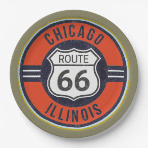 ROUTE 66 CHICAGO - Paper Plates