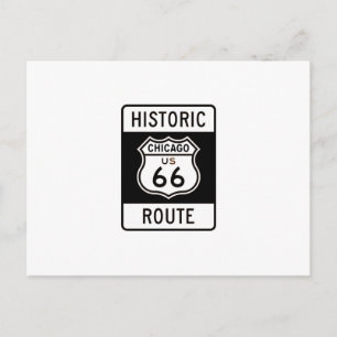 Route 66 Chicago Postcard