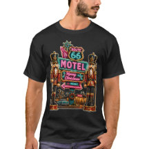 Route 66 Christmas Motel Nutcracker Neon