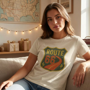 Route 66 classic, travel usa history highway T-Shirt
