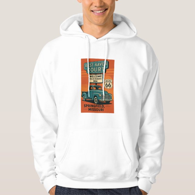 Route 66 Classic truck  Hoodie (Front)