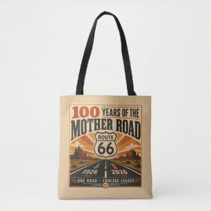 route 66 Desert Highway Americana Carryall Art Tote Bag