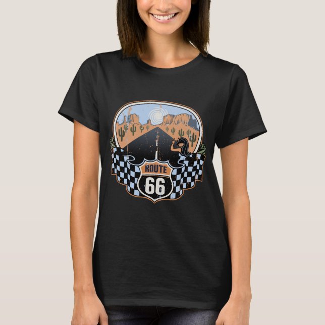 Route 66 Desert T-Shirt (Front)