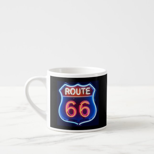 Route 66 espresso cup (Left)