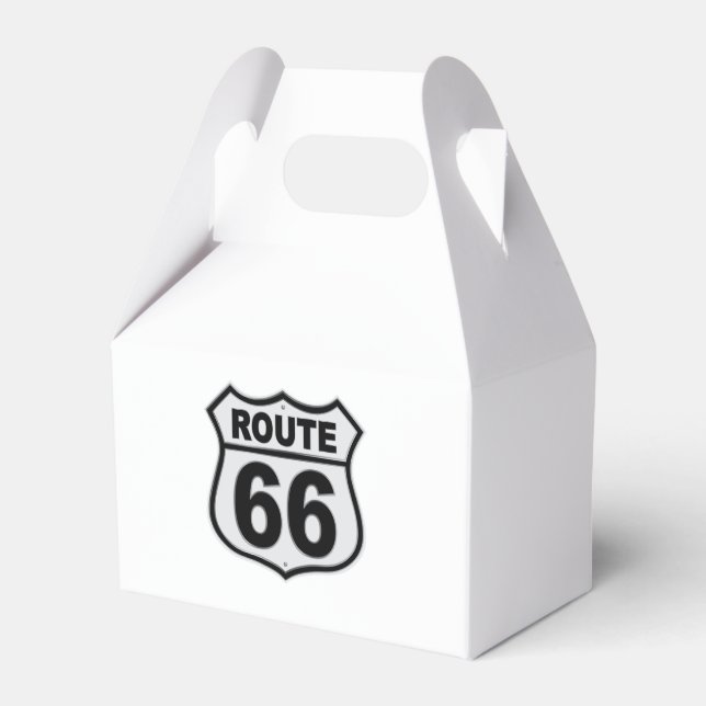 Route 66 favour box (Front Side)