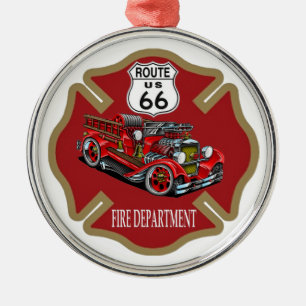 Route 66 Fire Department Ornament