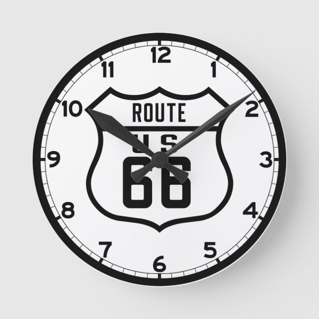 Route 66 - General Round Clock (Front)